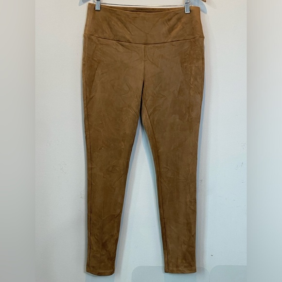 J. MCLAUGHLIN Hazelnut Lori Faux Suede Legging Brown Size Large Pants NWT - Picture 3 of 16